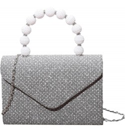 Lady Purse Wedding Clutches Handbag For Women Girl Shoulder Crossbody Bags Fashion Envelope Bag Sparkling Bag Gray $9.68 Even...