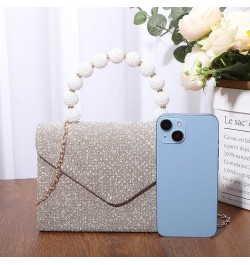 Lady Purse Wedding Clutches Handbag For Women Girl Shoulder Crossbody Bags Fashion Envelope Bag Sparkling Bag Gray $9.68 Even...