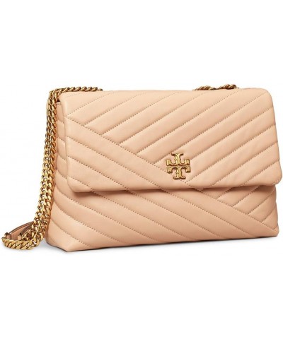 Women's Kira Chevron Shoulder Bag Tan $204.05 Shoulder Bags