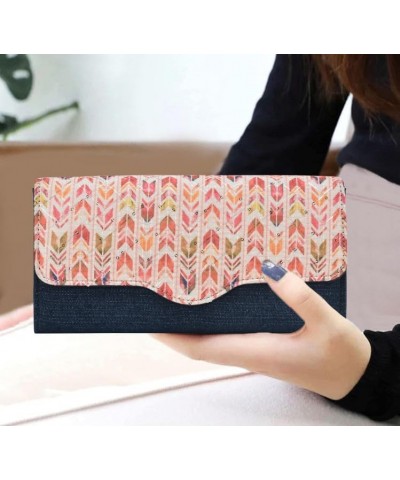 Women's Clutch Denim-Evening party Weding Clutch Bag-Blue Multicolor, Multicolour, M $31.50 Clutches