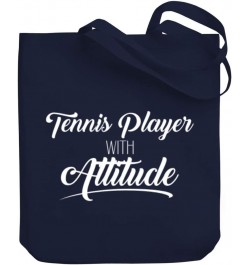 Tennis Player with attitude Canvas Tote Bag 10.5" x 16" x 4 $16.00 Totes