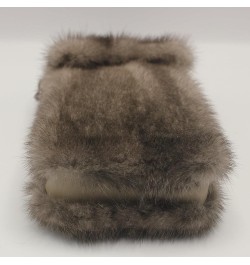 Opulent Danish Mink Fur Elegance Handbag with Genuine Sheepskin Lining - Ethical Luxury, Spacious Sophistication Gray $22.55 ...