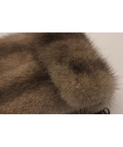 Opulent Danish Mink Fur Elegance Handbag with Genuine Sheepskin Lining - Ethical Luxury, Spacious Sophistication Gray $22.55 ...