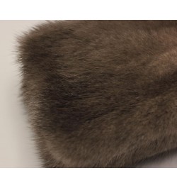 Opulent Danish Mink Fur Elegance Handbag with Genuine Sheepskin Lining - Ethical Luxury, Spacious Sophistication Gray $22.55 ...