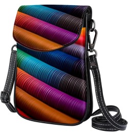 Crossbody Bags for Women,Crossbody Bag Men,Small Sling Bag,Abstract Rainbow Colorful Pattern,Crossbody Purse $11.27 Crossbody...