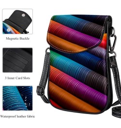 Crossbody Bags for Women,Crossbody Bag Men,Small Sling Bag,Abstract Rainbow Colorful Pattern,Crossbody Purse $11.27 Crossbody...