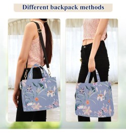 Tote Bag Hobo Bag for Women-Purple Flower Beauty,Corduroy Crossbody Bags Shoulder Handbag For Work Travel Gift-S $9.14 Totes