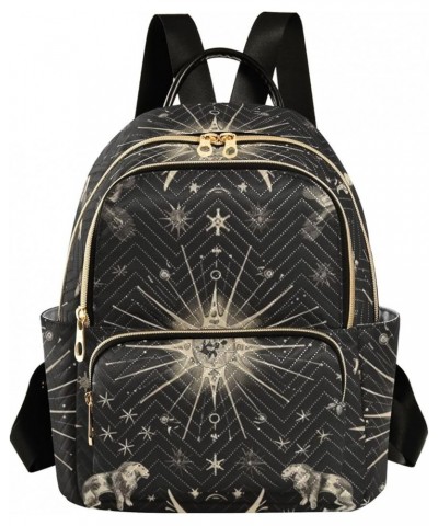 Zodiac Signs Roma Fashion Backpack Purse Ladies Fashion Rucksack Travel Shoulder Bag Casual Daily Backpack Work Bag Small $21...