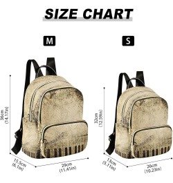 Vintage Music Note Piano Women Backpack Purse Ladies Fashion Shoulder Bag Daypack Travel Bag 10L Medium $18.19 Backpacks