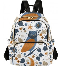 Small Backpack for Women Travel Bag Scandinavian Owl Daypack Purse Fashion Shoulder Bag Rucksack Medium A424 $14.29 Backpacks