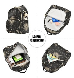 Zodiac Signs Roma Fashion Backpack Purse Ladies Fashion Rucksack Travel Shoulder Bag Casual Daily Backpack Work Bag Small $21...