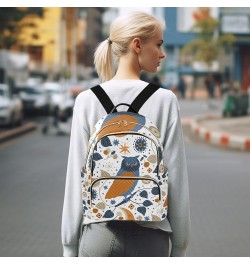 Small Backpack for Women Travel Bag Scandinavian Owl Daypack Purse Fashion Shoulder Bag Rucksack Medium A424 $14.29 Backpacks