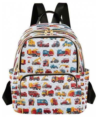 Cartoon Car Women Backpack Purse Ladies Fashion Shoulder Bag Daypack Travel Bag 7.5L Medium $14.57 Backpacks