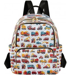 Cartoon Car Women Backpack Purse Ladies Fashion Shoulder Bag Daypack Travel Bag 7.5L Medium $14.57 Backpacks