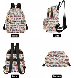 Cartoon Car Women Backpack Purse Ladies Fashion Shoulder Bag Daypack Travel Bag 7.5L Medium $14.57 Backpacks