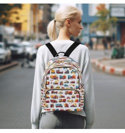 Cartoon Car Women Backpack Purse Ladies Fashion Shoulder Bag Daypack Travel Bag 7.5L Medium $14.57 Backpacks