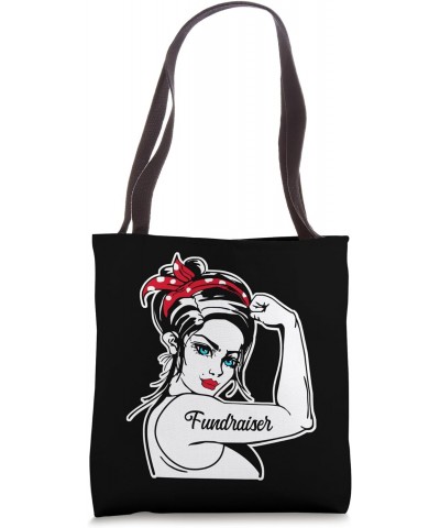 Female Fundraiser Rosie The Riveter Pin Up Girl Fundraiser Tote Bag $12.53 Totes