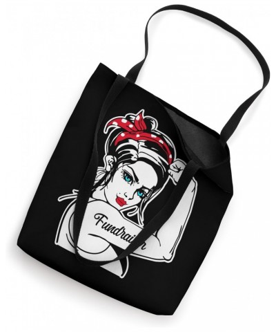 Female Fundraiser Rosie The Riveter Pin Up Girl Fundraiser Tote Bag $12.53 Totes