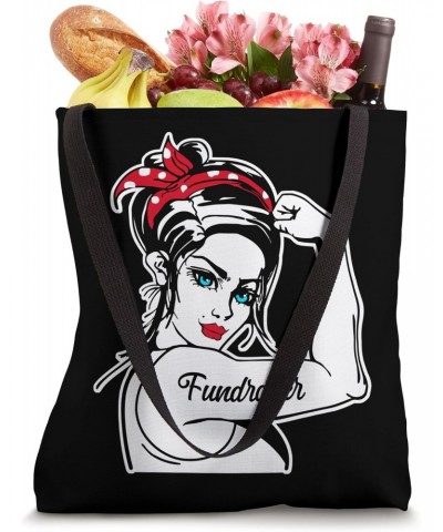 Female Fundraiser Rosie The Riveter Pin Up Girl Fundraiser Tote Bag $12.53 Totes