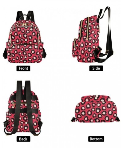 Red Spots Women Backpack Purse Shoulder Bag Color Medium $13.53 Backpacks