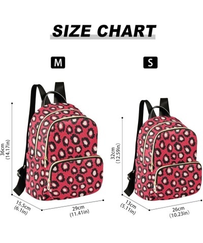 Red Spots Women Backpack Purse Shoulder Bag Color Medium $13.53 Backpacks