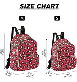 Red Spots Women Backpack Purse Shoulder Bag Color Medium $13.53 Backpacks