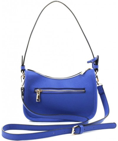 Retro Vintage Small Casual Party Clutch Purse Shoulder Bag Crossbody Set - French-blue (Royal-blue) $11.32 Clutches