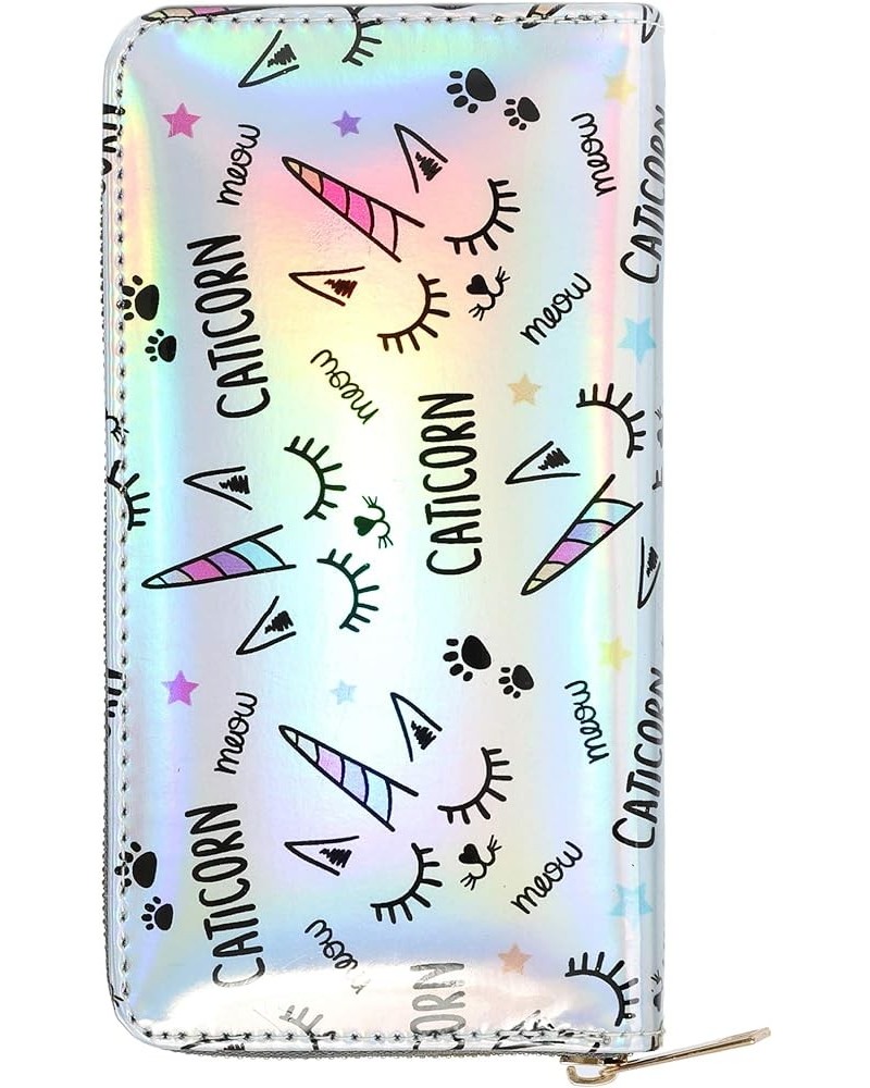 Girls Wallet, Wallet for Girls, Kids Wallet, Cute Trendy Wallets for Women - Fashionable Small Womens Wallets Holographic Uni...