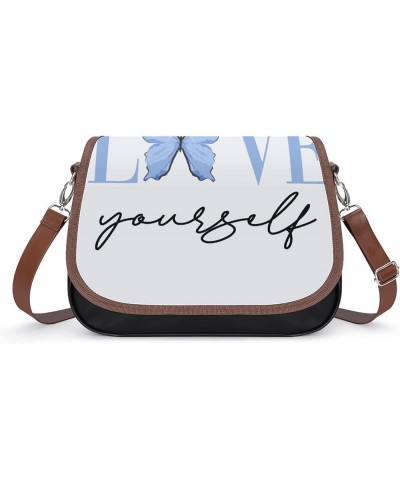 Fashion Crossbody Bags Women's Shoulder Bags Classic City Leather Satchels Hobo Bags Live Blue Butterfly Color5 $27.99 Crossb...