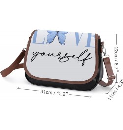 Fashion Crossbody Bags Women's Shoulder Bags Classic City Leather Satchels Hobo Bags Live Blue Butterfly Color5 $27.99 Crossb...