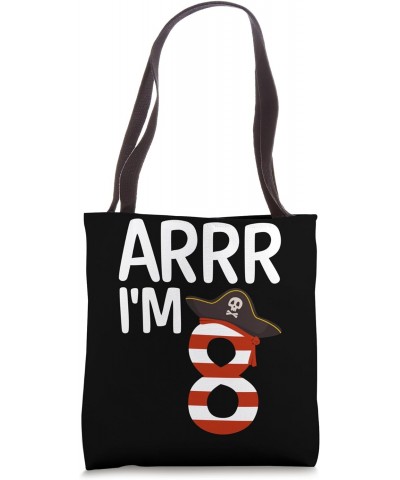 8 Years Old Boy 8th Birthday Gift Bday Pirate Tote Bag $11.75 Totes