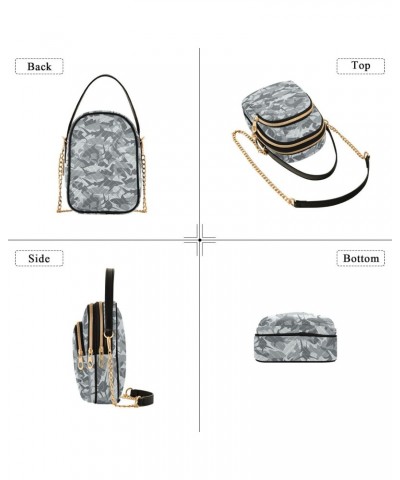 Sharks Camo Crossbody Bags for Women Fanny Packs Small Sling Cross Body Bag Mini Phone Walley Purse $8.40 Crossbody Bags