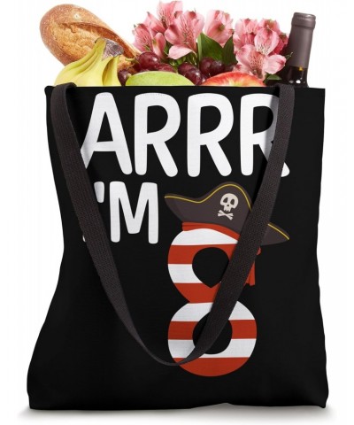 8 Years Old Boy 8th Birthday Gift Bday Pirate Tote Bag $11.75 Totes