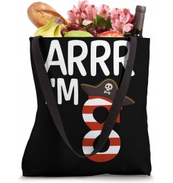 8 Years Old Boy 8th Birthday Gift Bday Pirate Tote Bag $11.75 Totes