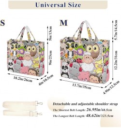 Womens Totes Purse Cute Bee Crossbody Handbag Pattern Book Bag Laptop Big Satchel Cute Cartoon Animals $11.21 Others