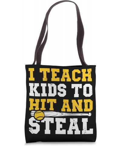 Funny Coach Graphic for Women and Men Softball Coach Tote Bag $11.00 Totes