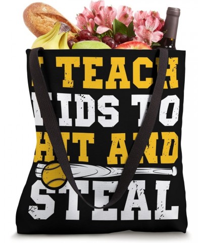 Funny Coach Graphic for Women and Men Softball Coach Tote Bag $11.00 Totes