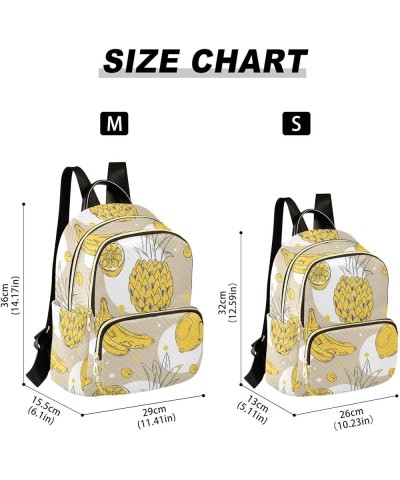 Peach Fruit Pattern Women's Backpack Wallet Casual Small Backpack Fashion Women's Travel Bag School Backpack Color120 Small $...