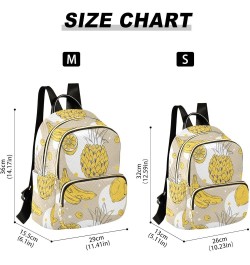 Peach Fruit Pattern Women's Backpack Wallet Casual Small Backpack Fashion Women's Travel Bag School Backpack Color120 Small $...