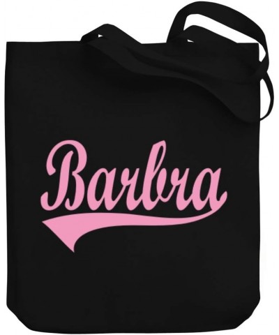 Barbra Baseball Style Canvas Tote Bag 10.5" x 16" x 4 $16.40 Totes