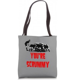 You Are Scrummy Funny Rugby Valentine Tote Bag $12.92 Totes