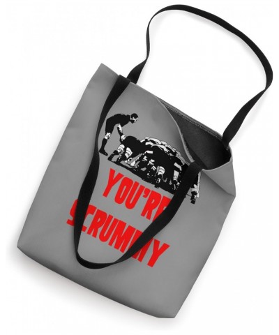 You Are Scrummy Funny Rugby Valentine Tote Bag $12.92 Totes