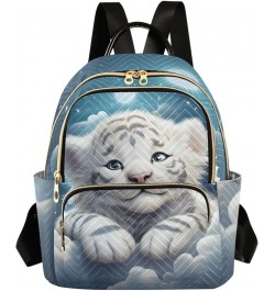 White Tiger Baby Fashion Travel Backpack for Women Multi Pockets Lightweight Purse for Women-S Multicolor Medium $13.33 Backp...