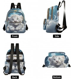 White Tiger Baby Fashion Travel Backpack for Women Multi Pockets Lightweight Purse for Women-S Multicolor Medium $13.33 Backp...