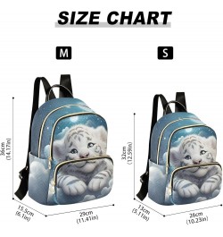 White Tiger Baby Fashion Travel Backpack for Women Multi Pockets Lightweight Purse for Women-S Multicolor Medium $13.33 Backp...