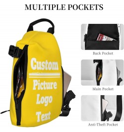 Sling Bags Customized Crossbody Chest Bag Your Own Add Your Design Sport Shoulder Crossbody Bag Customized Gifts Customized G...