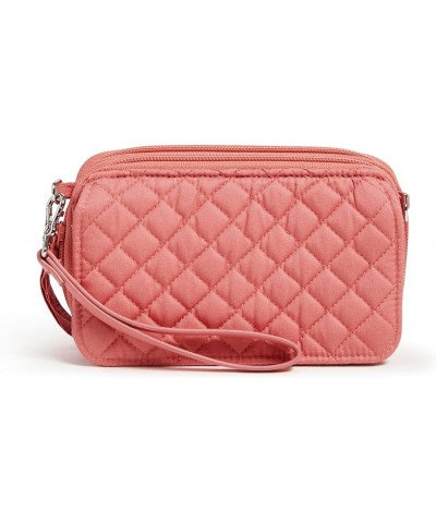 Cotton All in One Crossbody Purse with RFID Protection Terra Cotta Rose - Recycled Cotton $32.80 Crossbody Bags