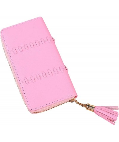 Fashion Zipper Ladies Wallet Multi-Card Position Medium and Long Tassel Card Bag Men's Wallet Mobile Phone Bag (Color : Beige...