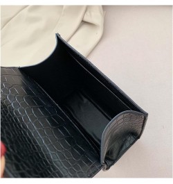 Mini Stone Pattern Leather Crossbody Bags for Women Shoulder Messenger Bag Female Travel Handbags (Color : Black, Size : 6.5 ...