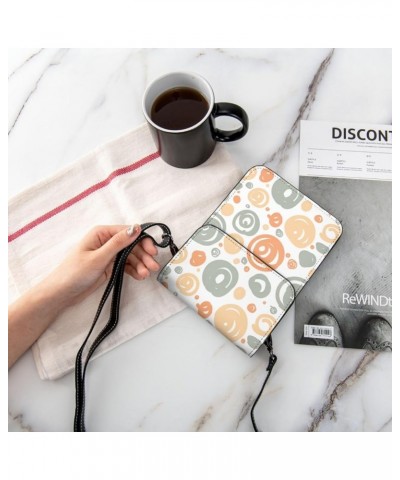 Womens Crossbody Bags Fruit Pattern Phone Bag Wallet Purses Adjustable Strap Colored Circle Pattern (3) $13.74 Crossbody Bags